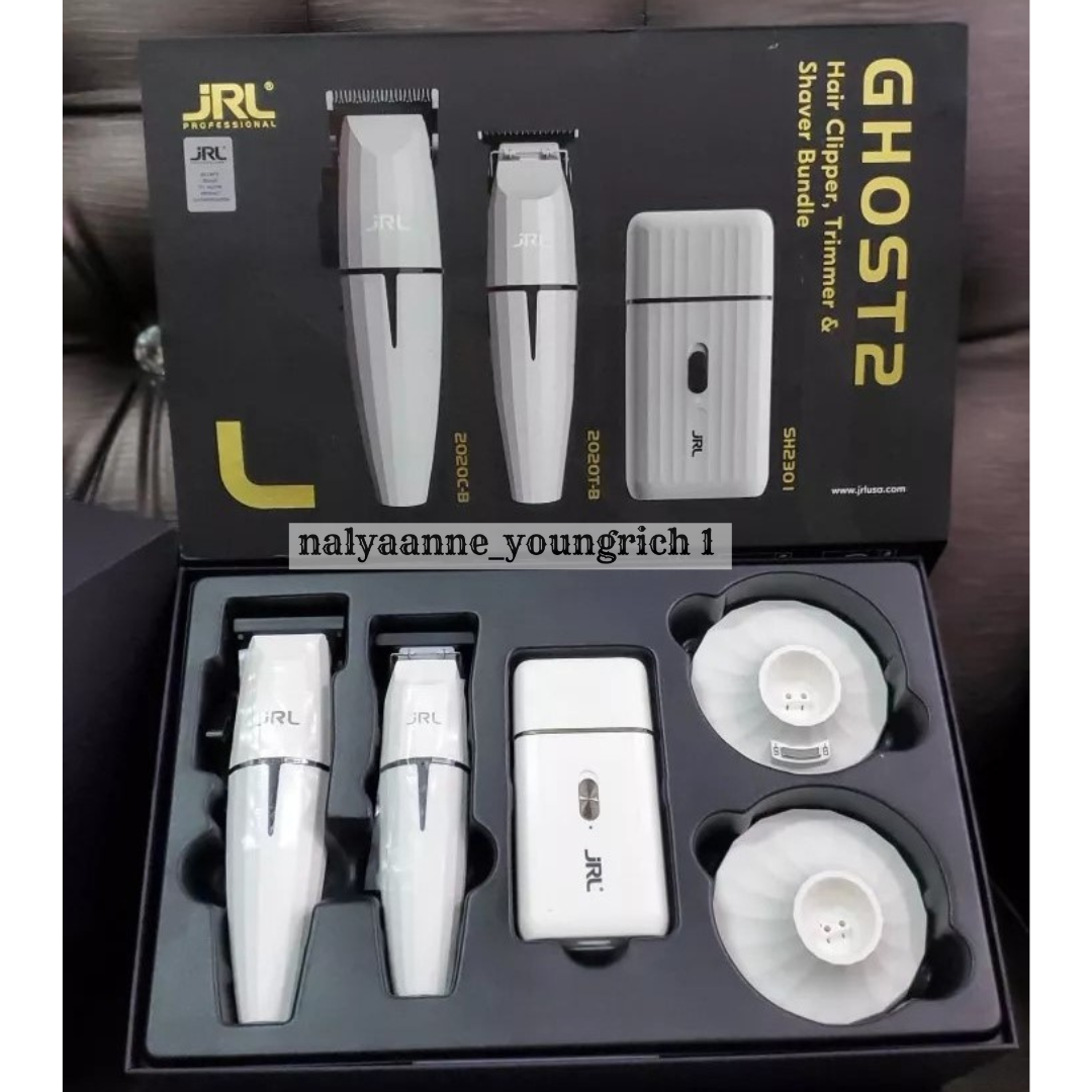 JRL GHOST2 ヘアクリッパー・トリマー・シェーバーセット JRL Ghost 2 Combo Edition FF2020 Collection Onyx Hair Clipper