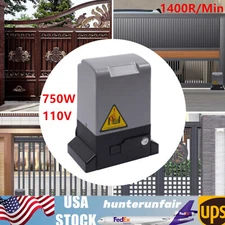 Electric Sliding Gate Opener Automatic Motor Kit 4400 LBS Heavy Duty W/ 2 Remote