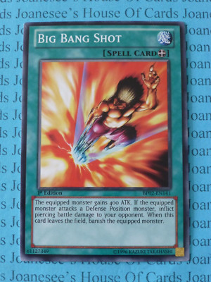 Urknallschuss BP02-DE141 Yu-Gi-Oh Karte 1. Auflage Neu