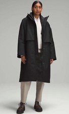 Lululemon 3 In 1 Insulated Rain Coat Jacket Parka Size 12 Nwt Black $498 Retail