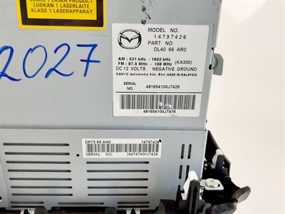 R2027 Mazda CD Radio 14797426 for sale online | eBay
