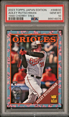2023 Topps Japan #88B30 Adley Rutschman Rookie (RC) Cherry Tree 