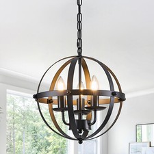 Industrial Spherical Ceiling Light Fitting Pendant Lighting Living Dining Room