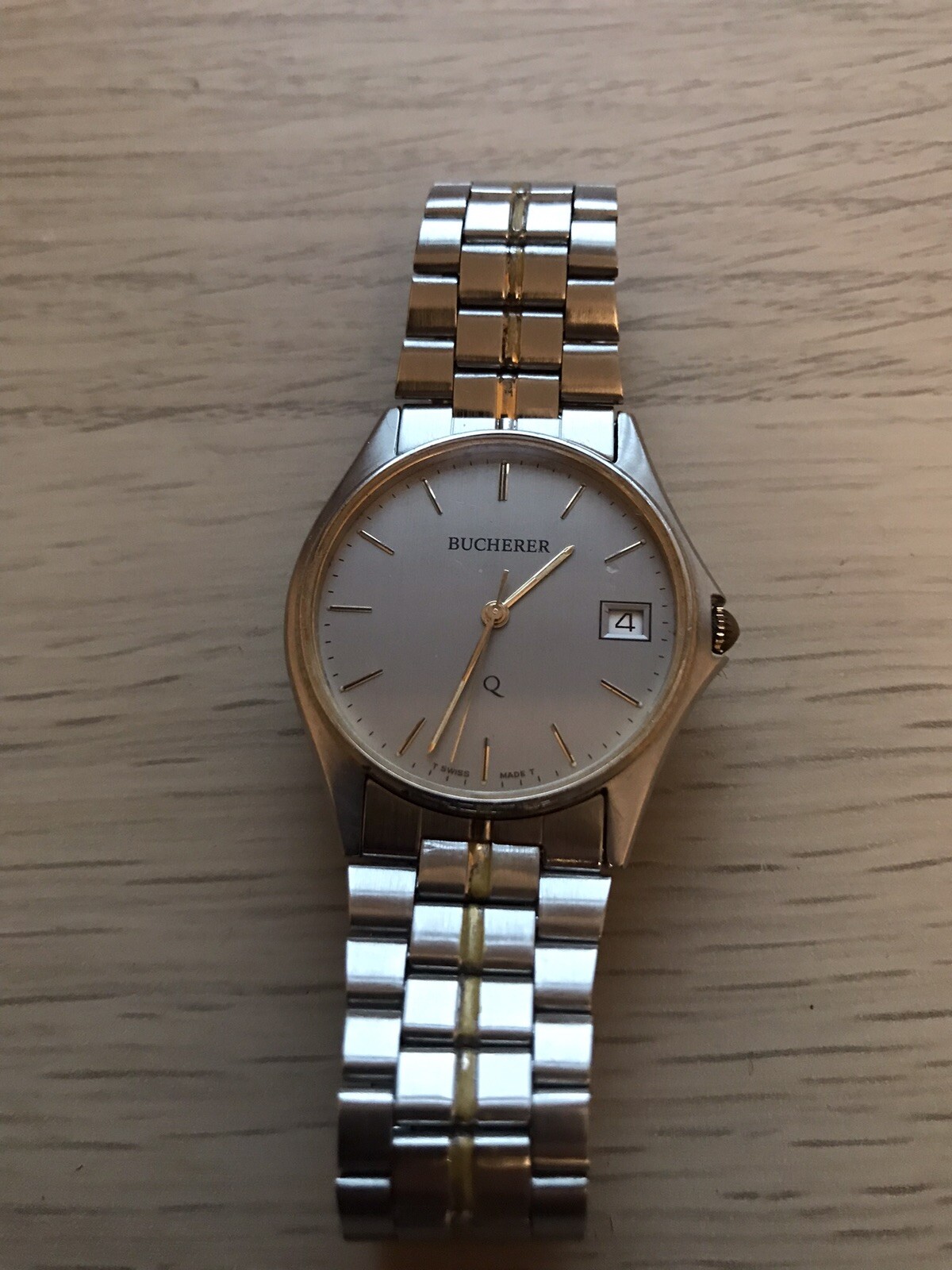 Used Mens Bucherer Quartz Watch eBay