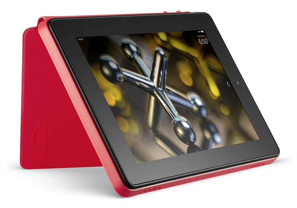 Fire HD7 Red Cayenne Standing Protective Cover Fits 4th Generation - Image 3 of 4