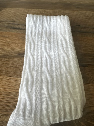 Land’s End Girls Knee Socks Lot 3 White Large Fits Shoes 1-4 - Picture 4 of 5