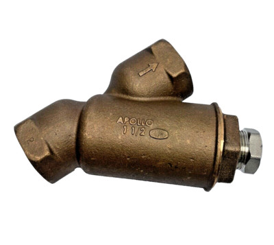 Apollo 1-1/2'' NPT Brass Y Valve W/Strainer 400CWP