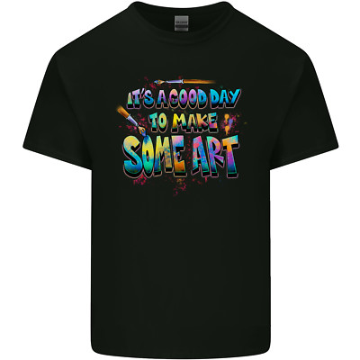 Good Day to Make Some Art Artist Kinder T-Shirt Kinder