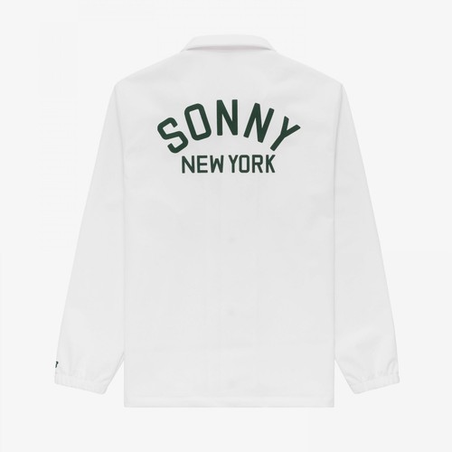 AIMÉ LEON DORE x NEW BALANCE 'ALD / NB SONNY NY Coaches Jacket' - weiß/grün - XL - Bild 3 von 4