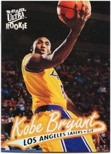 1996-97 -KOBE BRYANT- Fleer Ultra LA Lakers Rookie Reprint NBA Basketball Card