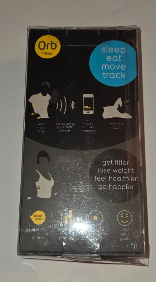 Orb by fitbug - Rastreador de actividad - Rastrea el movimiento y el sueño - Caja abierta nueva Foto 2 de 4