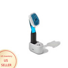 Oxo Soap Dispensing Dish Brush Storage Set: Nylon Scrub Brush Cleaning, Black
