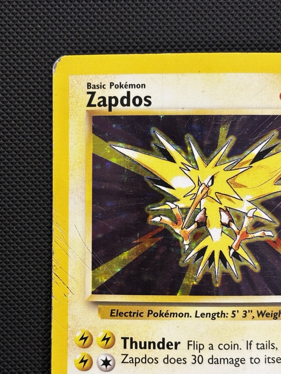 Zapdos 16/102 Holo Rare Base Set Unlimited Pokémon Card | eBay