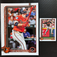 2025 Topps Super Box Oversized Jumbo Gunnar Henderson BAL +Base- dinged corners