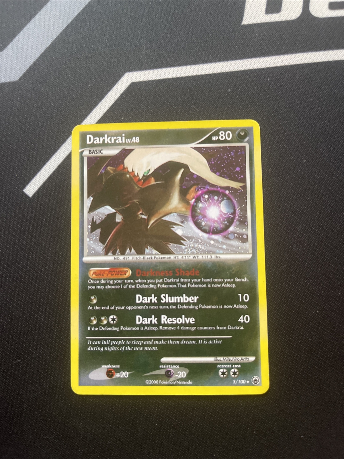 Pokémon TCG Darkrai Great Encounters 3 Reverse Holo Holo Rare MINT