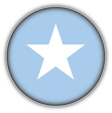 Somalia World Flag Glossy Emblem Car Bumper Sticker Decal