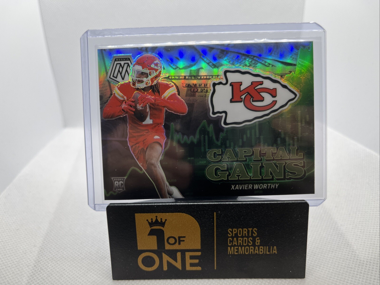 2024 Mosaic - Capital Gains Silver - Xavier Worthy RC - Chiefs