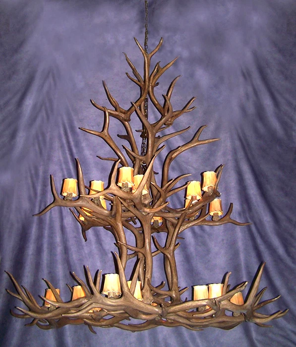 CDN Antler Designs, Inc. Elk Antler Chandelier - Thumbnail 2