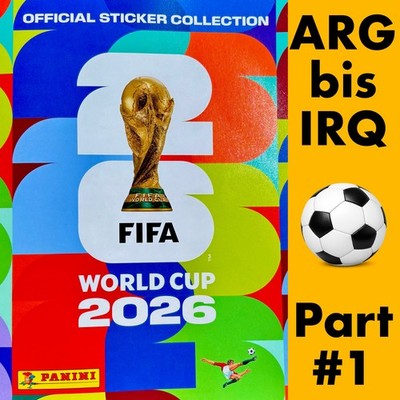Panini World Cup 2026 WM Stickerkollektion fehlende Sticker wählbar Aussuchen #1