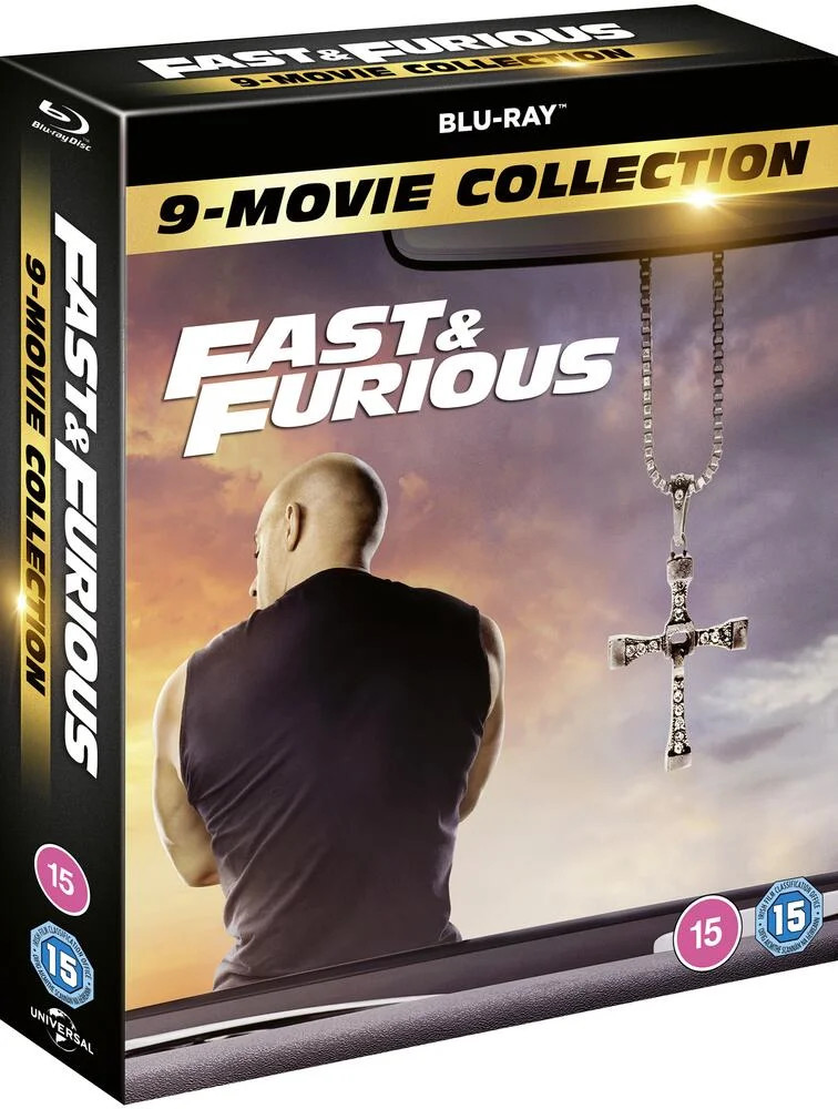 Fast & Furious 1 to 9 Movie Collection Blu-Ray