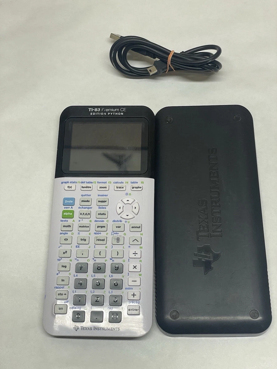 Calculatrice Ti 83 Premium Python pas cher - Meilleures ofes sur le neuf et l'occasion