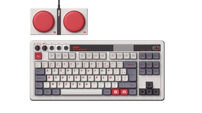 Retro mechanische Tastatur, Bluetooth/2.4G/USB-C Hot Swappable Gaming Keyboard