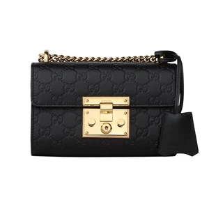 Petit sac à bandoulière Gucci GG Supreme cadenas 409487 33823 119428579