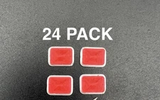 24 Pack 1/50 1/43 Red Whelen 900 Ambulance Warning Lights EMS Police Fire