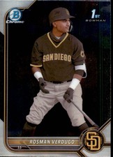 2022 Bowman Chrome #BCP-193 Rosman Verdugo Prospects