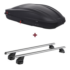 Dachbox G3 Spark 400 + Dachträger Menabo Omega Alu für Audi A1 Sportback Typ GBA