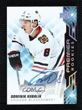 2019-20 Upper Deck Premier Rookies Silver Spectrum Dominik Kubalik #56 Auto pn6