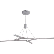 Craftmade 45628-CH-LED Horizon LED 37 inch Chrome Chandelier Ceiling Light