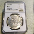 1899 O ~ MORGAN SILVER DOLLAR ~ NGC MS62