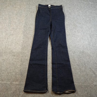Edwin Jeans Womens 27 Lark Bootcut Pull On Primrose Denim Dark Wash Flare
