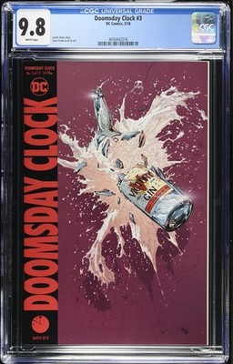 Doomsday Clock # 3 9.8 NM/MT (03/2018) DC Comics Gary Frank 1st Print CGC GRADED