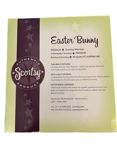 Scentsy Osterhase steckbarer Wachswärmer (nicht mehr produziert) mit Box Birne nicht enthalten - Bild 2 von 6
