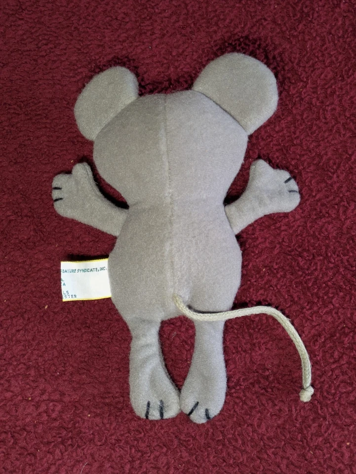 Vintage Garfield Squeak Mouse Dakin & Company 7" Plush 1981 Stuffed Animal - Image 4 of 4