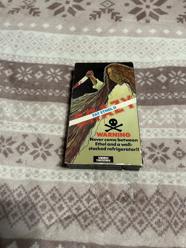 CRAZY FAT ETHEL 2 VHS CRIMINALLY INSANE HORROR RARE - USED, VERY GOOD