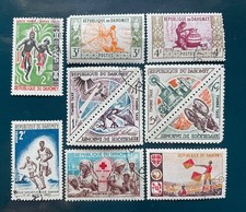 DAHOMEY Briefmarken Lot 10 französische Kolonie ALT VERSCHIEDEN