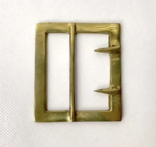 Brass Confederate Frame Buckle - Georgia Frame Buckle