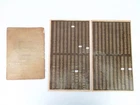 ORIGINAL VINTAGE PHILCO TUBE RADIO BROADCAST STATION ID TAG's CALL LETTER TAB's