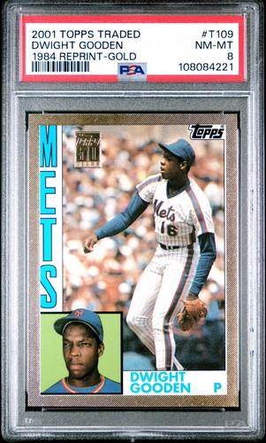 Dwight Gooden [Gold] #T109 2001 Topps Traded card