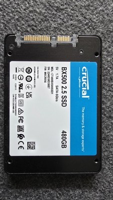 Crucial CT480BX500SSD1 BX500 2.5'' 480GB internal SSD - Schwarz