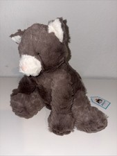 RARE Jellycat NWT Fuddlewuddle Medium Brown Gray Cat Retired Authentic