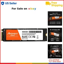 M.2 SSD 500GB PCIe Gen4 NVMe Internal Solid State Drive High Speed Storage