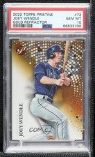 2022 Topps Pristine Gold Refractor 27/50 Joey Wendle #73 PSA 10 GEM MT n0c