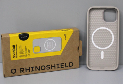 RhinoShield Case kompatibel mit [iPhone 15] | SolidSuit - MagSafe -Stoßdämpfende