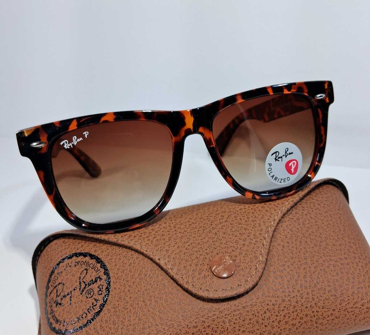 Ray-Ban Classic Tortois Polarized Brown Lens Sunglasses RB2140 902