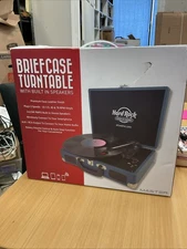 NEW Master Briefcase Turntable Record Player -WiFi From Phone - HARD ROCK
