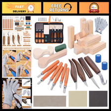 42pcs Wood Carving Tools Kit - Whittling Knife Set for Beginners, DIY Woodworkin